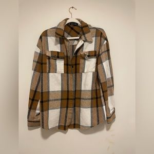 Amazon find!! Plaid oversized shacket!